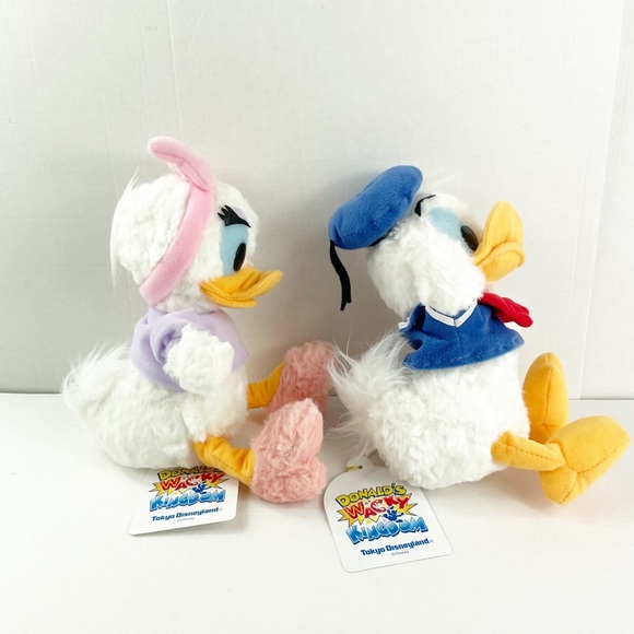 Japanese Disney Donald Daisy Duck Plush Stuffed Animals - Picture 9 of 13